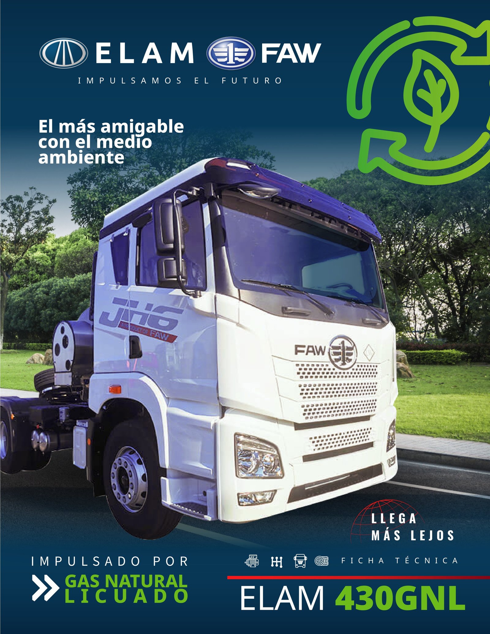 FAW Tractocamión 430GNL